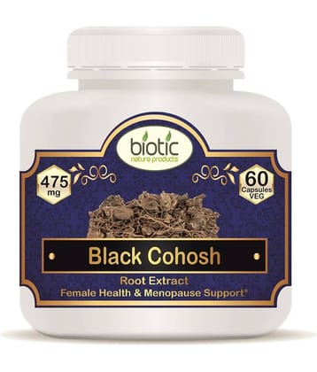 Biotic Black Cohosh Extract Capsules - 475mg Capsule 60 no.s