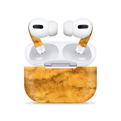 Airpods Pro WaterPaint Yellow Skin (only cover/केवल कवर) Airpods Pro WaterPaint Yellow Skin