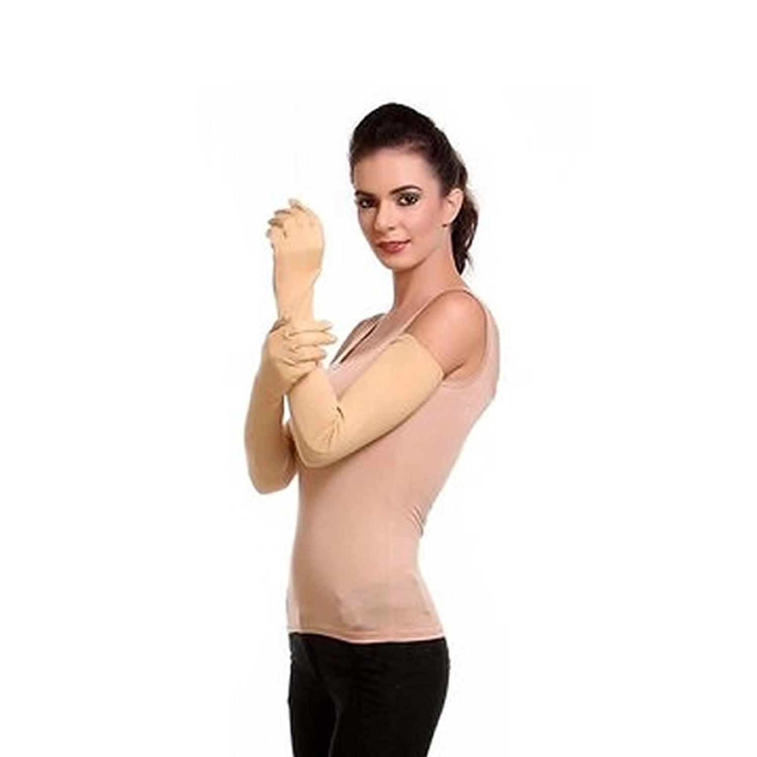 Nawani Men's and Women's Cotton Full Hand Sun Protection Gloves 1 Pair