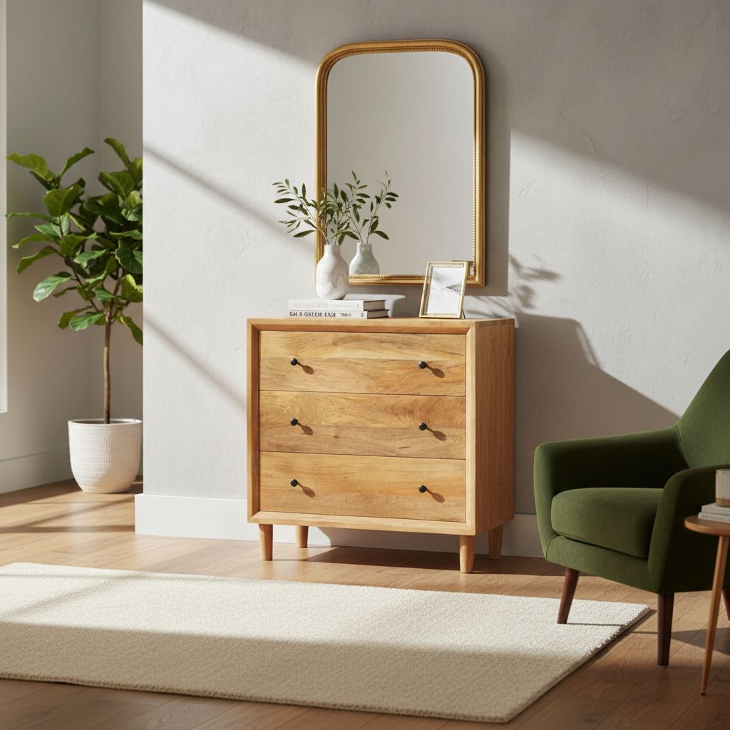 Wooden Chest Of Drawer Dressers Cabinet Bedside