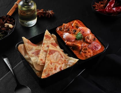 Jalandhari Mushroom Masala [Paratha] Bowl