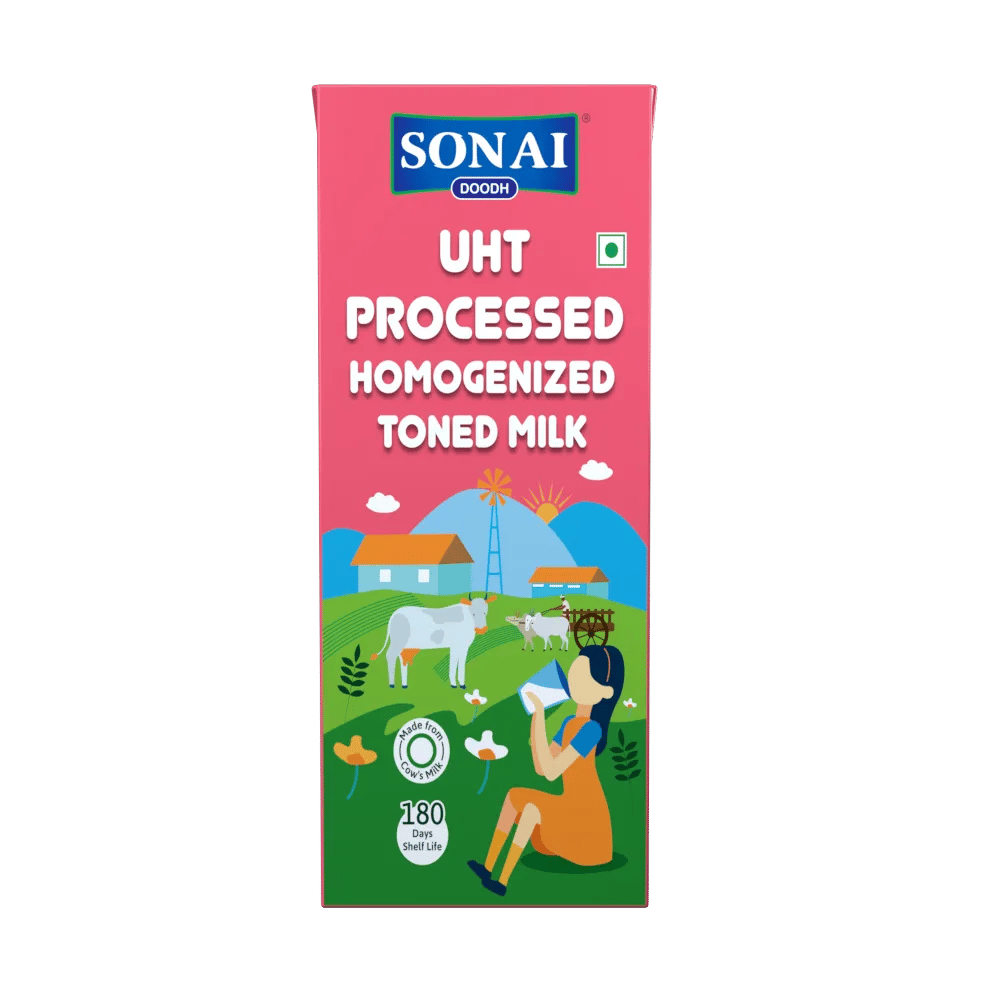 Sonai Milk (1L) | Pasteurized Toned Milk | Daily Nutrition