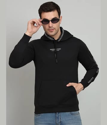 OGEN Cotton Blend Hooded Men's Sweatshirt - Black ( Pack of 1 )