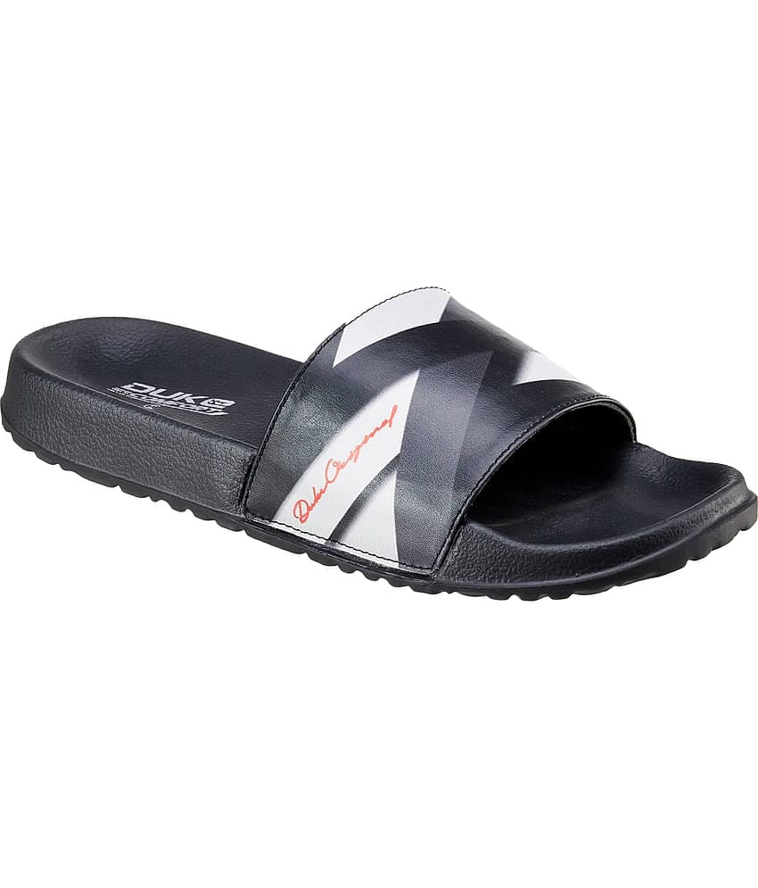 Duke - Black Men's Slide Flip Flop
