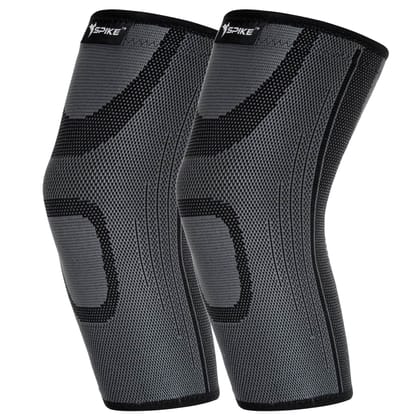 Spike Knee Cap (Black)-Medium