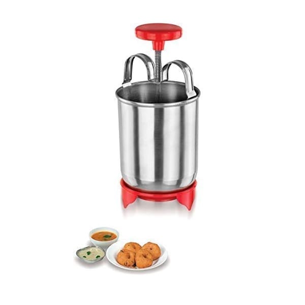 Nariox Stainless Steel Medu Vada Maker (Machine with Stand For Kitchen) Assorted Colors