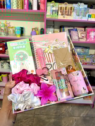 Mini Essential Basket | Girls Beautiful Hamper Basket | Birthday Gift Hamper
