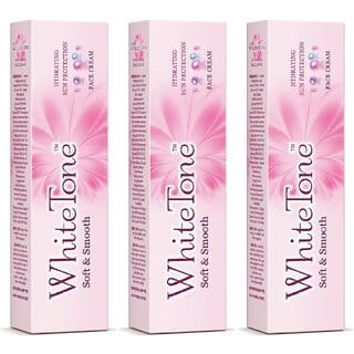 White Tone Soft  Smooth Face Cream - 25gm (Pack Of 3)