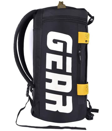 Gear 34 Ltrs Black Duffle Bag - L