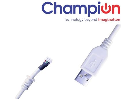 Champion Startek USB Data Cable for Fingerprint Scanner Biometric (White) Champion Startek USB Data Cable for Fingerprint Scanner Biometric (White)
