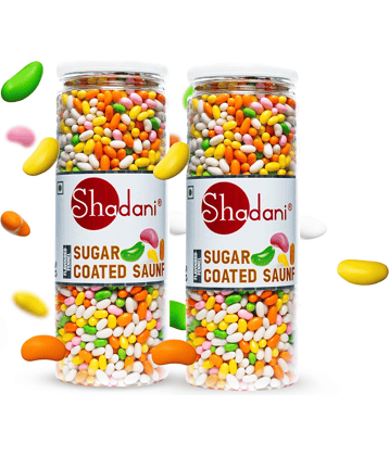 Shadani Sugar Coated Saunf Hard Candies 295 gm Pack of 2