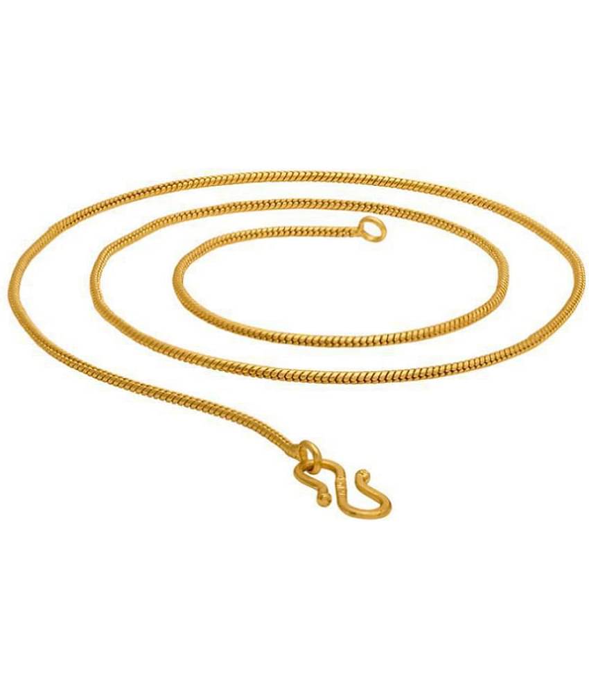 shankhraj mall Gold Plated Chain ( Set of 1 )