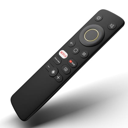 ZdalaMit Original Tv Remote Control Compatible with Realme Smart TV Suitable for Android LED OLED QLED Television Non Voice Command Remote with Hot Keys Black ZdalaMit Original Tv Remote Control Compatible with Realme Smart TV Suitable for Android LED OLED QLED Television Non Voice Command Remote with Hot Keys Black
