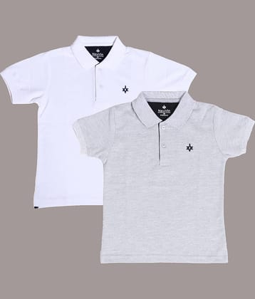 NEUVIN Pack of 2 Boys Cotton Blend T-Shirt ( Multi Color )