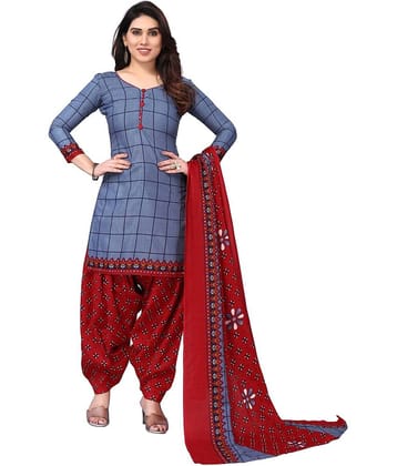 Rajnandini Unstitched Cotton Blend Printed Dress Material - Multicolor 9 ( Pack of 1 )