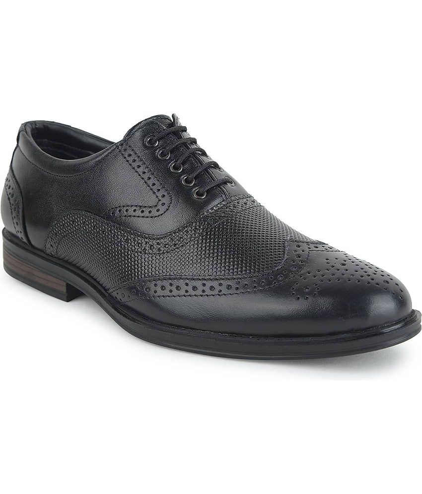 Liberty - Black Men's Brogue Formal Shoes