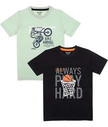 J&JP Pack of 3 Boys Cotton Blend T-Shirt ( Multicolor )