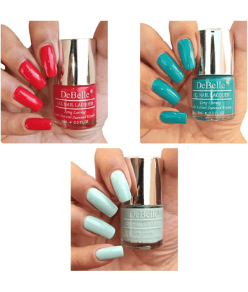 DeBelle Multi Glossy Nail Polish 24 ( Pack of 3 )