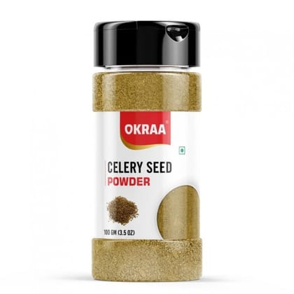OKraa Celery Seed Powder (Ajmoda Seed Powder) - 100g
