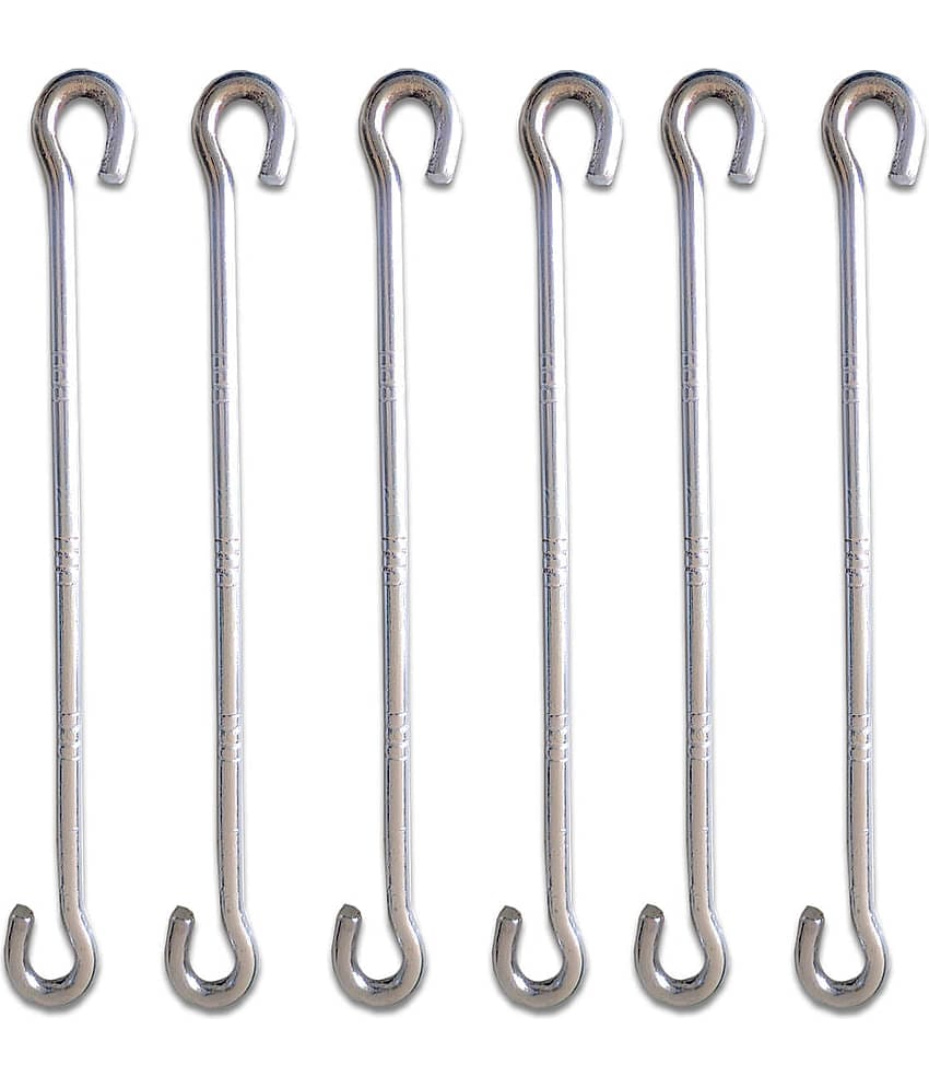 Laxmi Garden Jhula Swing Rod Hook (Pack of 6) Set of 6 Stainless Steel Hooks