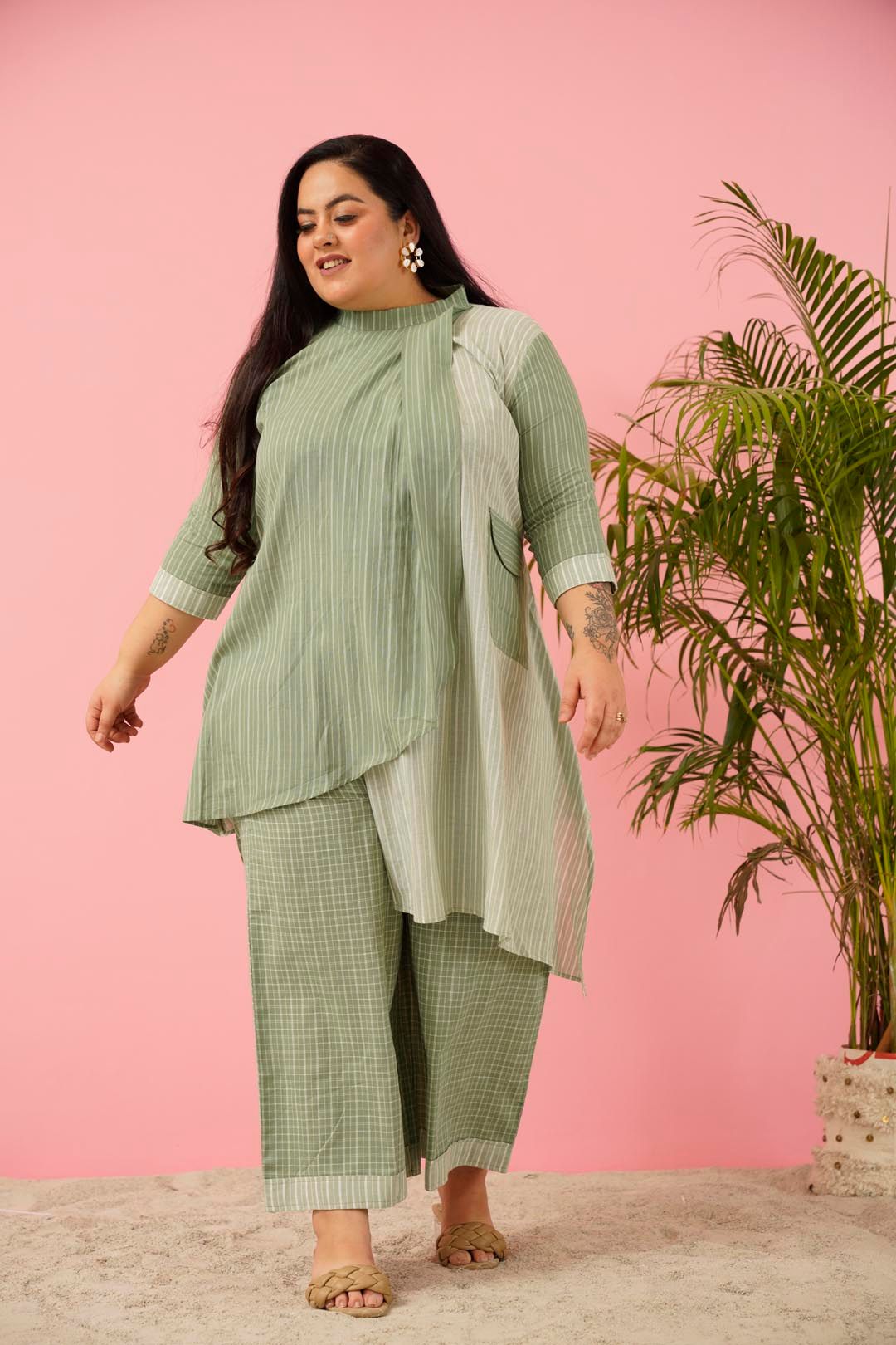 Match Made in Style: Co-Ord Set in Sage Green