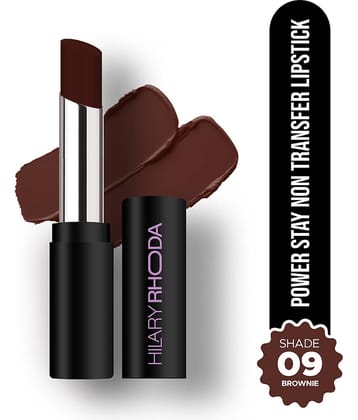 Hilary Rhoda Brown Matte Long Lasting Creme Lipstick ( Pack of 1 )