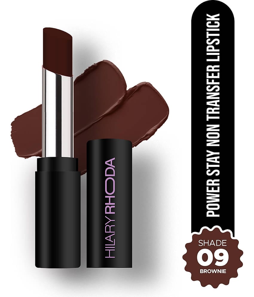 Hilary Rhoda Brown Matte Long Lasting Creme Lipstick ( Pack of 1 )