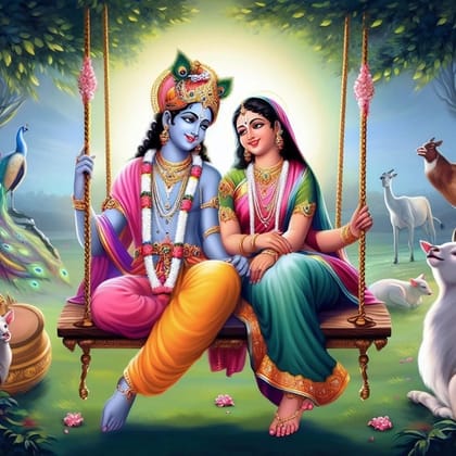 Radha Krishna RKSQ101 24X24