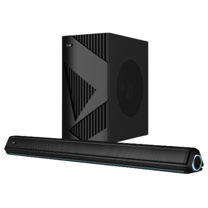 boAt Aavante Bar 1550 Pro | 160W RMS 2.1 Channel Soundbar, Wired Subwoofer, Multiple EQ Modes, LED Lights, AUX, USB, Optical boAt Aavante Bar 1550 Pro | 160W RMS 2.1 Channel Soundbar, Wired Subwoofer, Multiple EQ Modes, LED Lights, AUX, USB, Optical - Pe