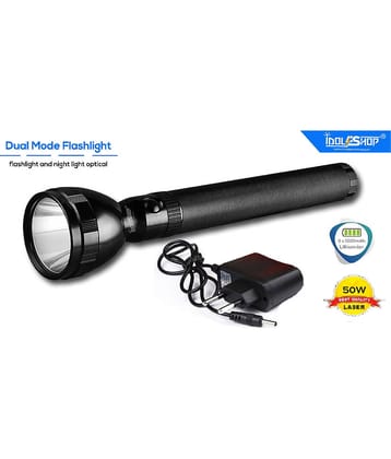 FIRSTLIKE - 2W Rechargeable Flashlight Torch ( Pack of 1 )