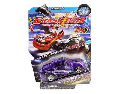 Crash'ems Magna Pull Back Car For Kids 3 Years and Above