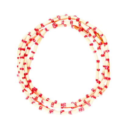 MAYAPURI Original 2 Round Tulsi Kanthi Mala/Holy Basil Wooden Mala, Adults Unisex (Red) MAYAPURI Original 2 Round Tulsi Kanthi Mala/Holy Basil Wooden Mala, Adults Unisex (Red)