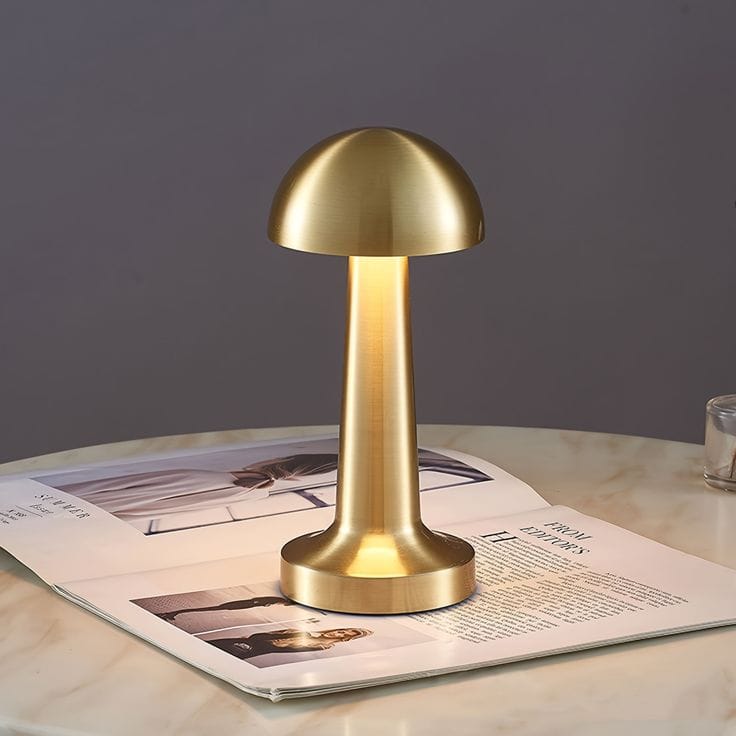 Rechargeable LED table lamp-Gold