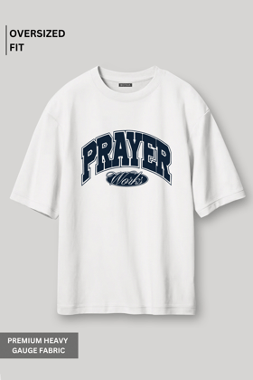 Prayer Works- Oversized t-shirt-XS