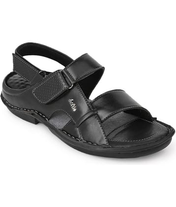 softio - Black Men's Sandals