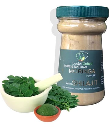 Looks United Moringa Powder With Shilajit, 200G(Pack Of 1)
