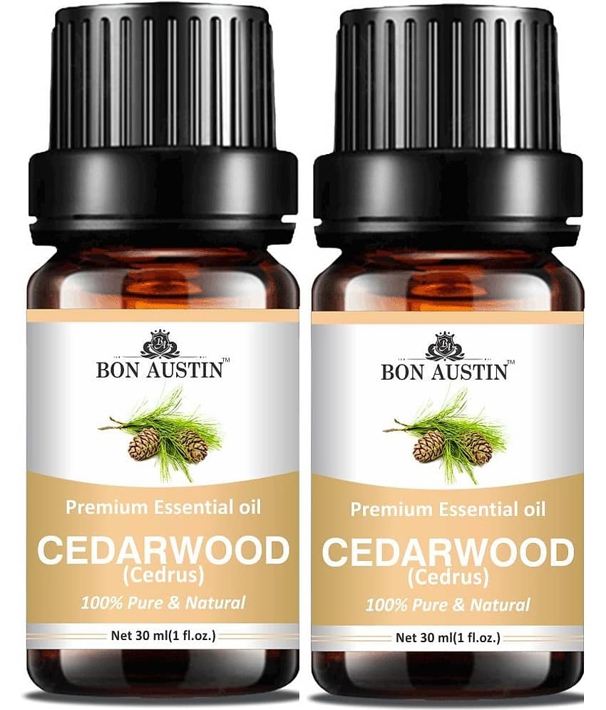 Bon Austin Cedarwood Essential Oil Aromatic 30 mL ( Pack of 2 )