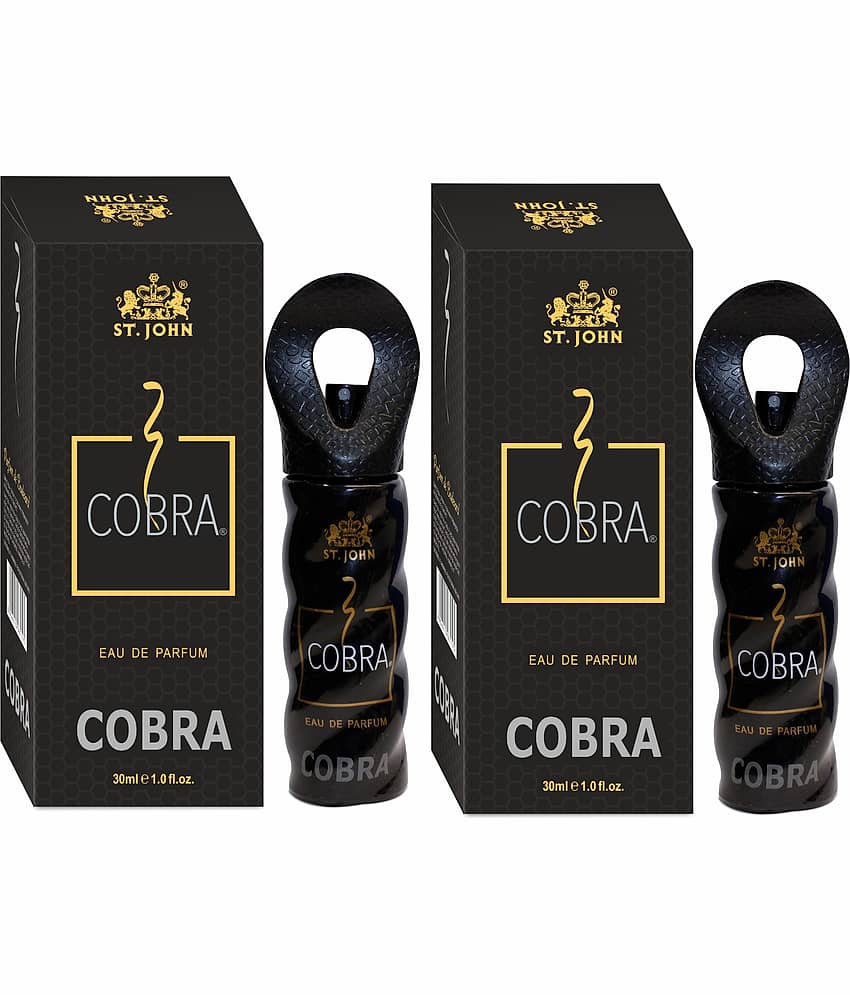 ST.JOHN Cobra Perfume 30ml Each , Long Lasting Perfume for Men (60ml) - Pack of 2