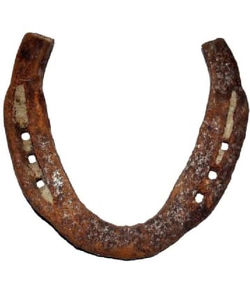 Onnet Original Kale Ghod Ki Naal/ Black Horse Shoe for Good Luck And Restrict Bad/Evil Energy