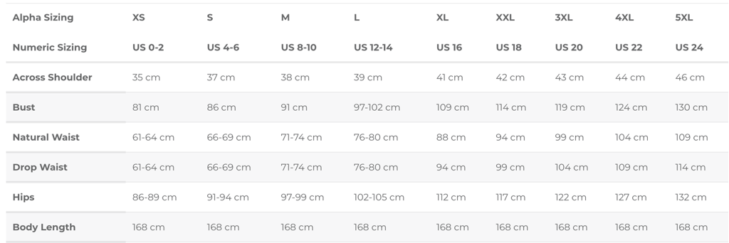Size Guide