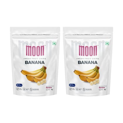 Moon Freeze Dried Banana Chips, 16 gm - Pack of 2