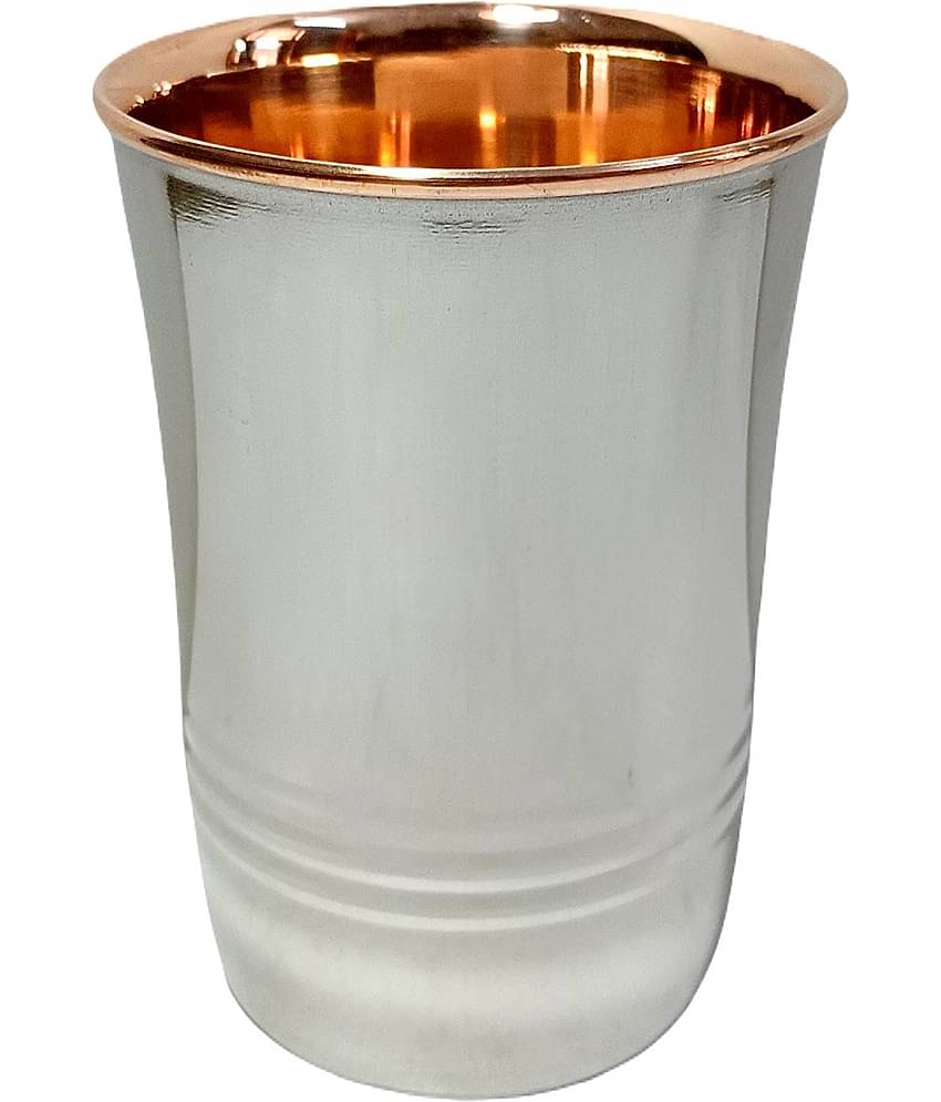A & H ENTERPRISES - Copper Glasses 250 ml ( Pack of 1 )