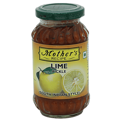 Mother's Recipe Pickle - Lime, South Indian Style, 300 g Jar