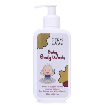Dermease Baby Body Wash with Aloe Vera for Gentle Care