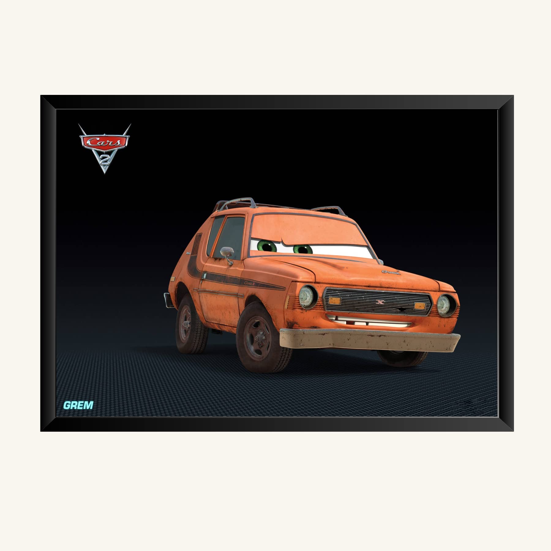 NOKKES Pixar Mater Cars 2 Photo Frame Poster 8X12inch Photo Mate Paper Wall Decoration For Home Office Wall Photo Frame Poster