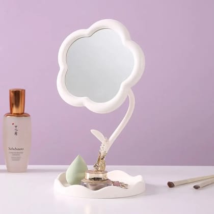 Rotatable Floral Makeup Mirror-Pack of 1 @ ₹898