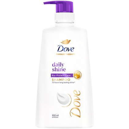 Dove DAMAGE THERAPY daily shine Bio-Protein Care SHAMPOO 650 ml