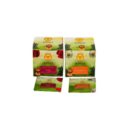 Jungle Rose and Chamomile Herbal Tea| Calming & Stress Relief Tea | Handpicked| 40gm Each - 80 gm