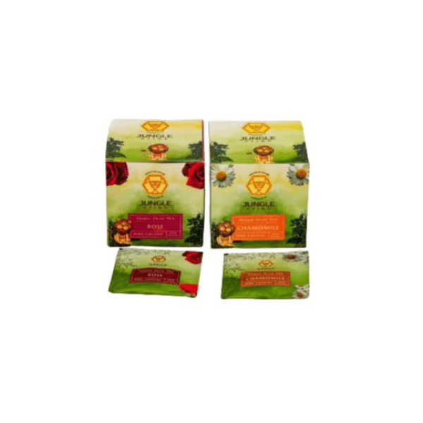 Jungle Rose and Chamomile Herbal Tea| Calming & Stress Relief Tea | Handpicked| 40gm Each - 80 gm