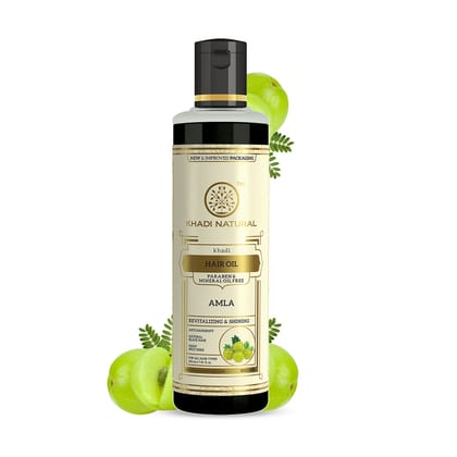 Khadi Natural Pure Amla Hair Oil Paraben & Mineral Free - 210ml Khadi Natural Pure Amla Hair Oil Paraben & Mineral Free - 210ml